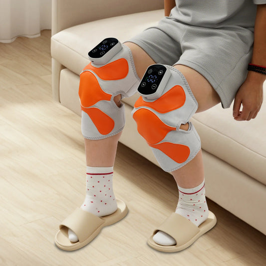 Portable Knee Massager With Heat And Vibration Digital Display