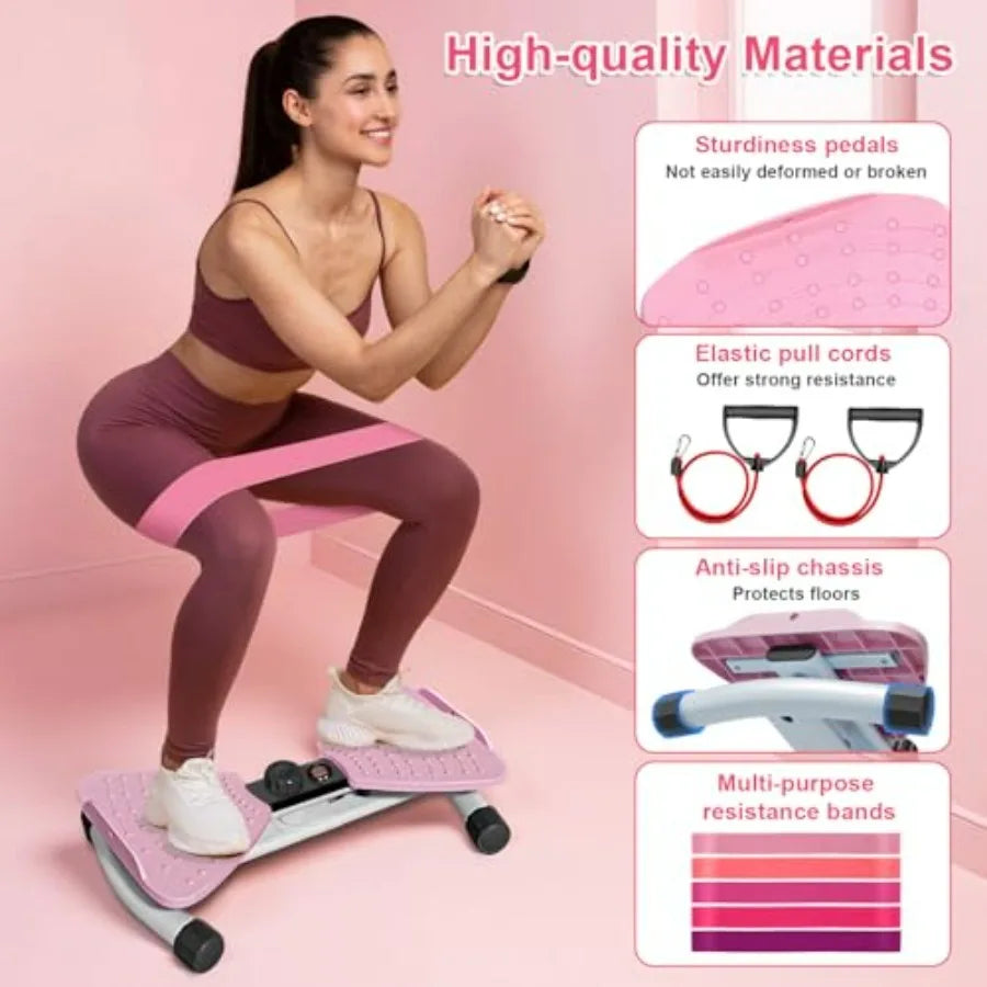 NONE Adjustable Ab Twister Machine With Digital Display