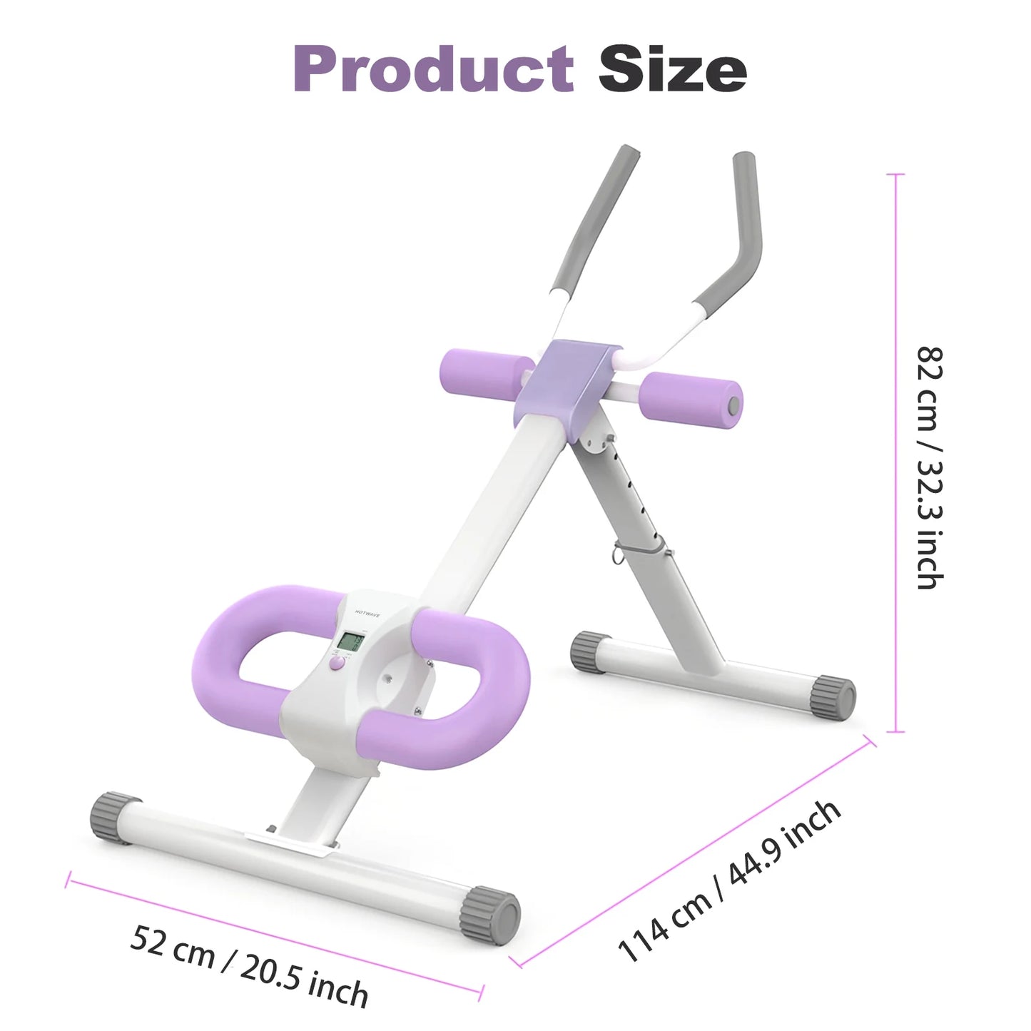Abdominal Folding Crunch Trainer Core Machine For Home Gym
