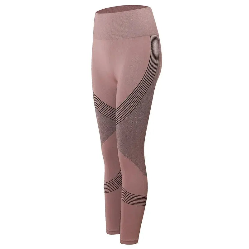 Women's High Waist Yoga Pants, Stretch Fit, Quick-Dry