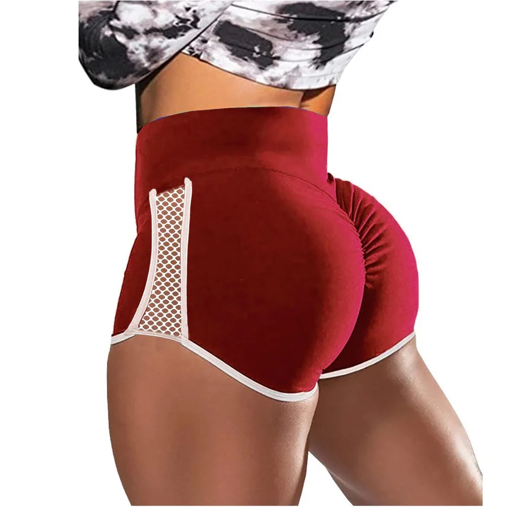 High Waist Quick Dry Yoga Shorts For Women Multipurpose Stretchy