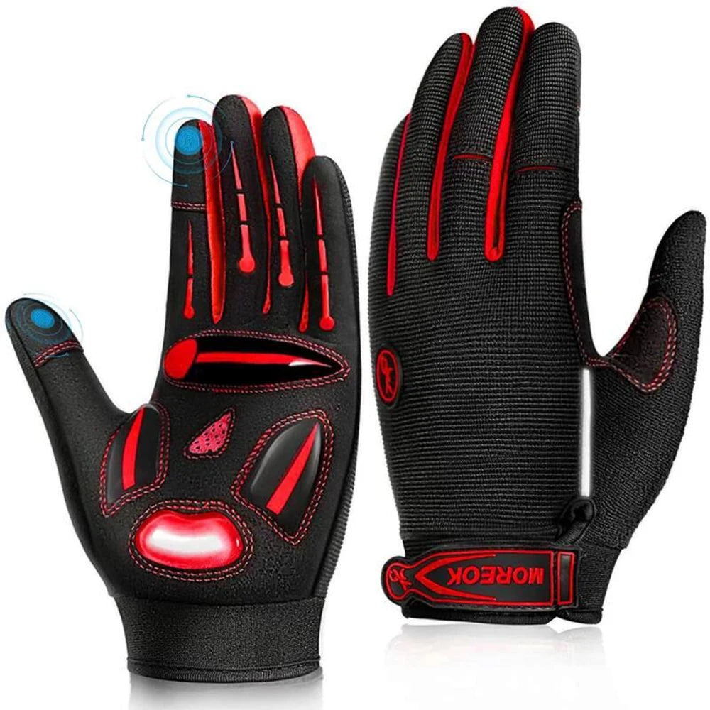Moreok Racing Gloves Motocross Breathable Non Slip MTB Cycling