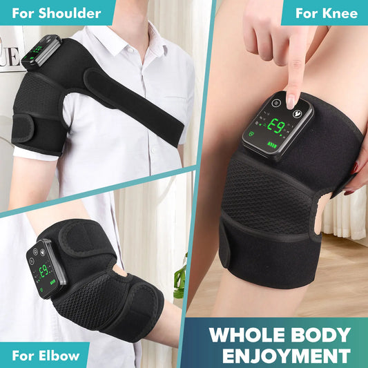 Intelligent Electric Heating Knee Joint Massage Device With Warm Compress