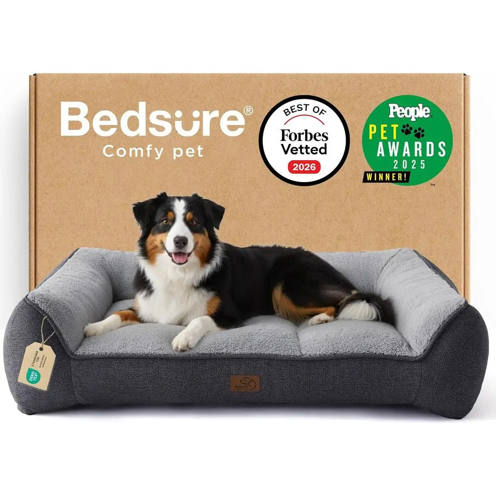 Supporax™ XL Pro Orthopedic Dog Beds Large Sized Dog - Extra Thick Supportive Dogs Couch with Waterproo Washable Cover, Extra La