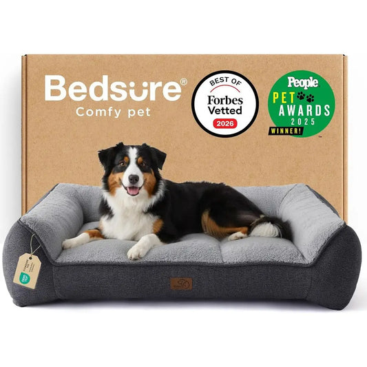 Supporax™ XL Pro Orthopedic Dog Beds Large Sized Dog - Extra Thick Supportive Dogs Couch with Waterproo Washable Cover, Extra La
