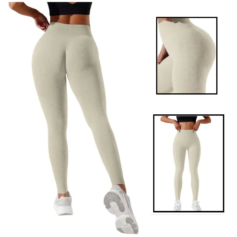 Lovelyxiaying Yoga Leggings Butt Lifting Tummy Control 4 Way Stretch Activewear