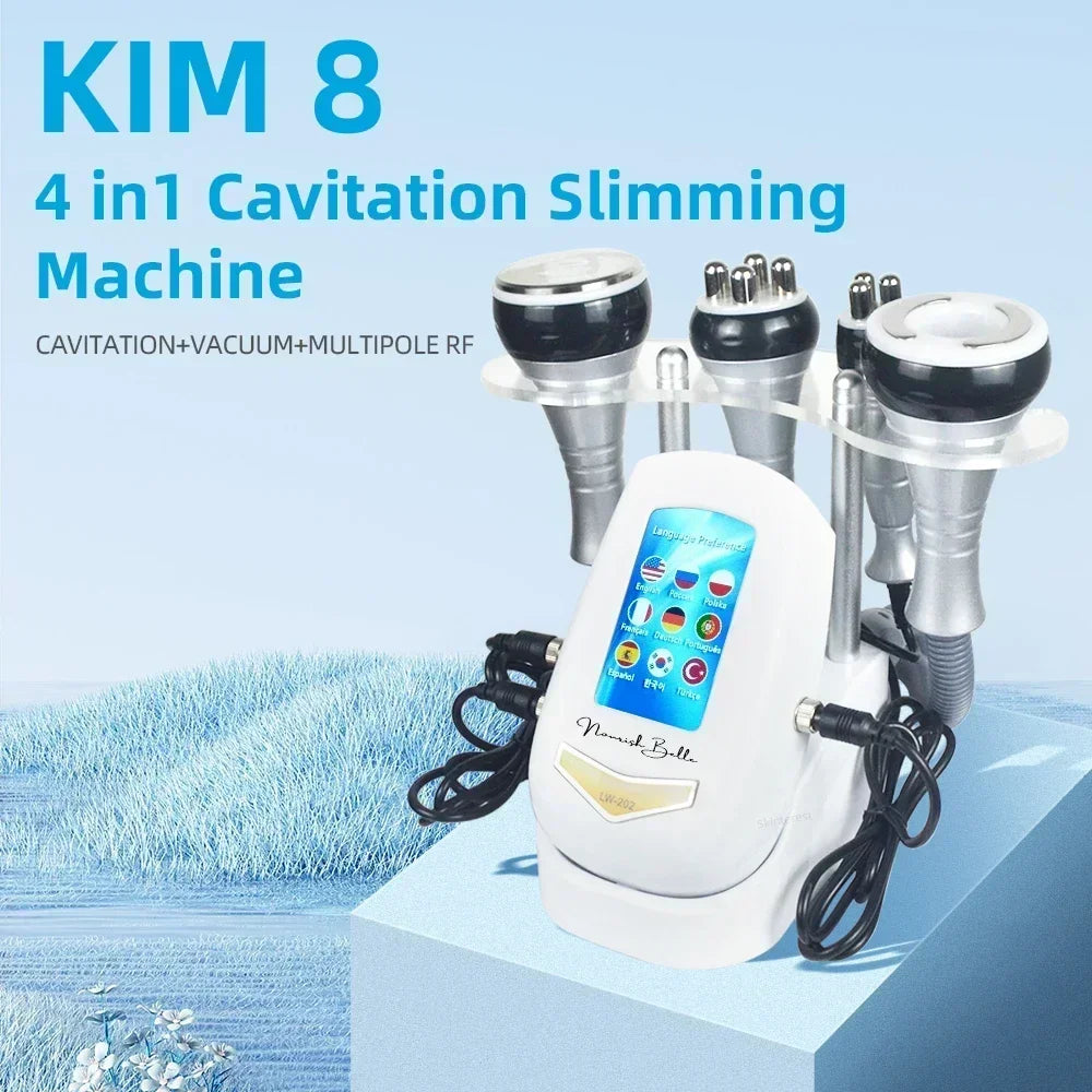 Missheart 4 In 1 Cavitation Ultrasonic Beauty Machine For Body