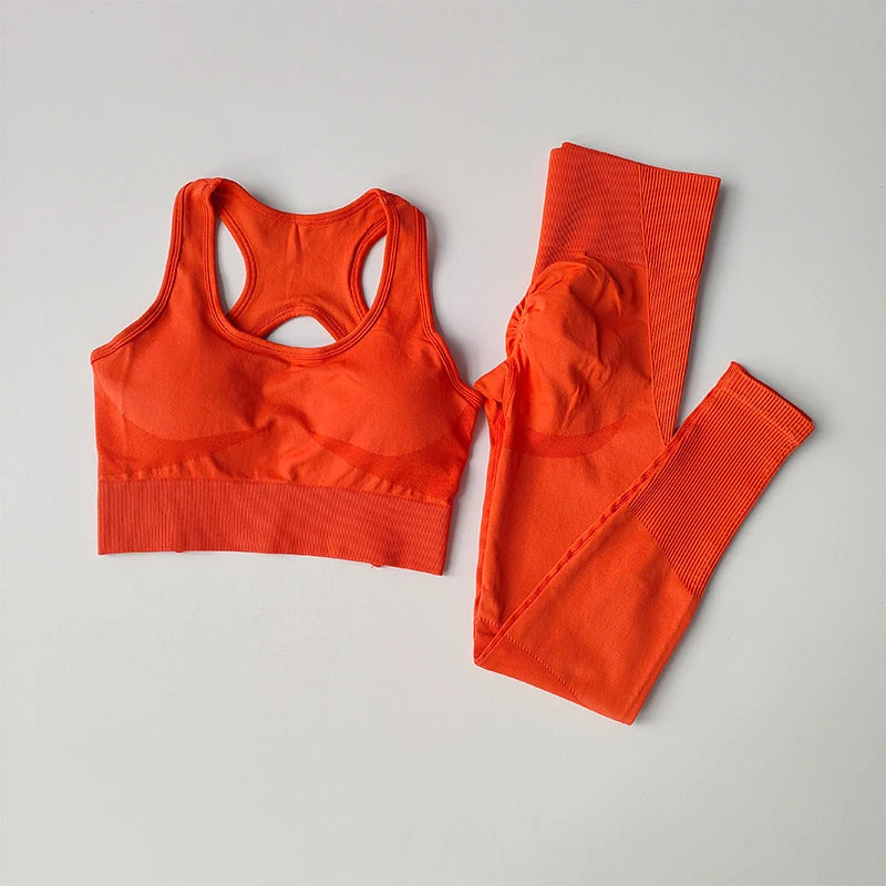 SKINOFSKIN 2-Piece Sports Bra Set For Women Yoga And Running