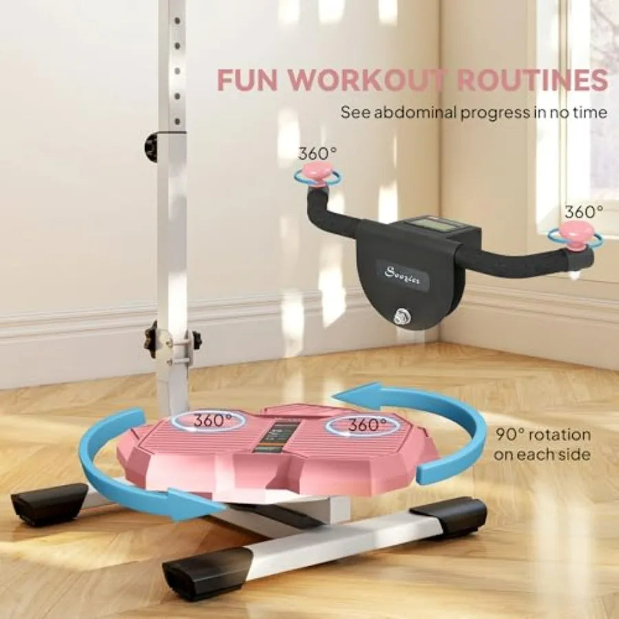 Foldable Ab Twister Board For Waist Trimming Core Fitness
