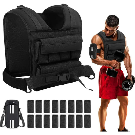 LISM Weighted Vest With Iron Sand Blocks For Training