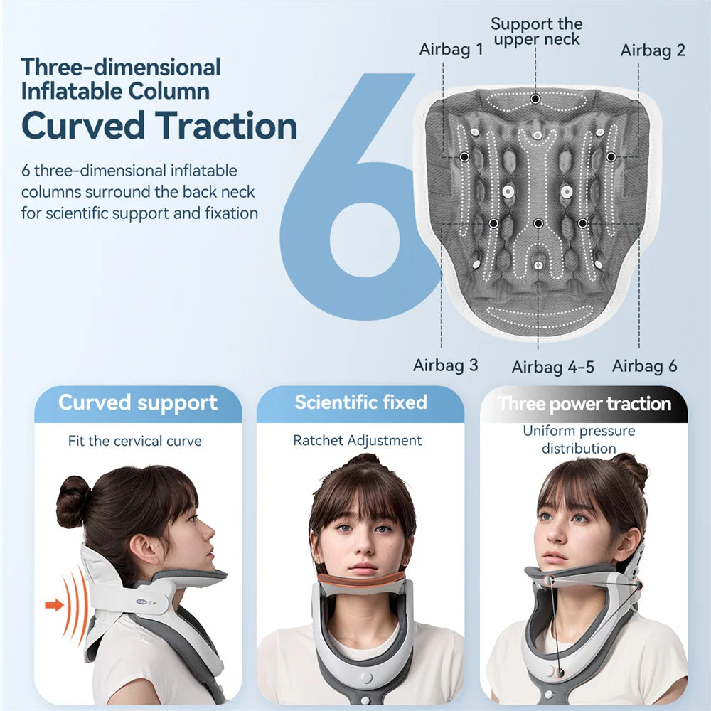 Cofoe Neck Traction Device Air Inflatable Cervical Posture Corrector