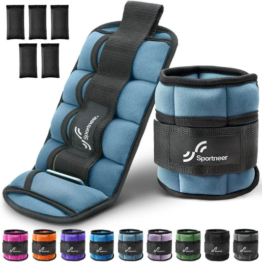 LISM Adjustable Ankle Weights For Walking Running And Training