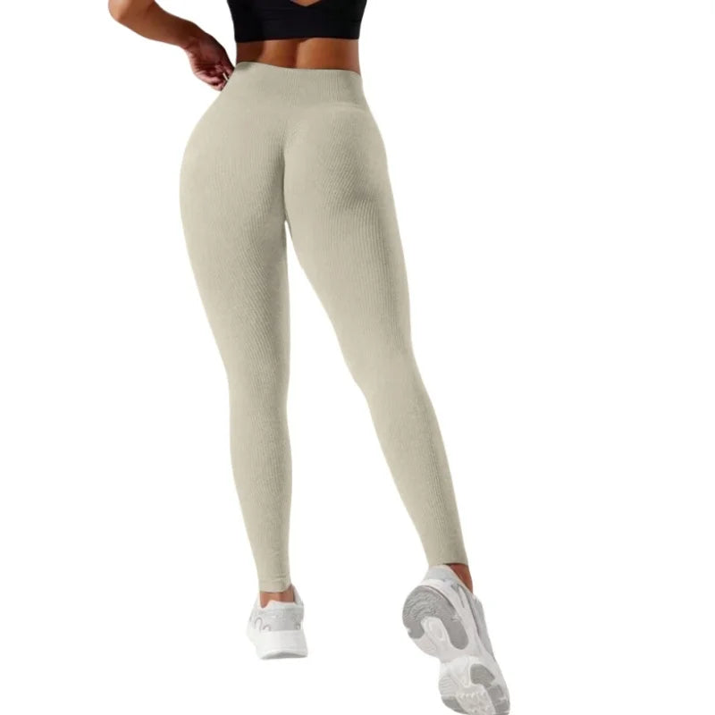 Lovelyxiaying Yoga Leggings Butt Lifting Tummy Control 4 Way Stretch Activewear