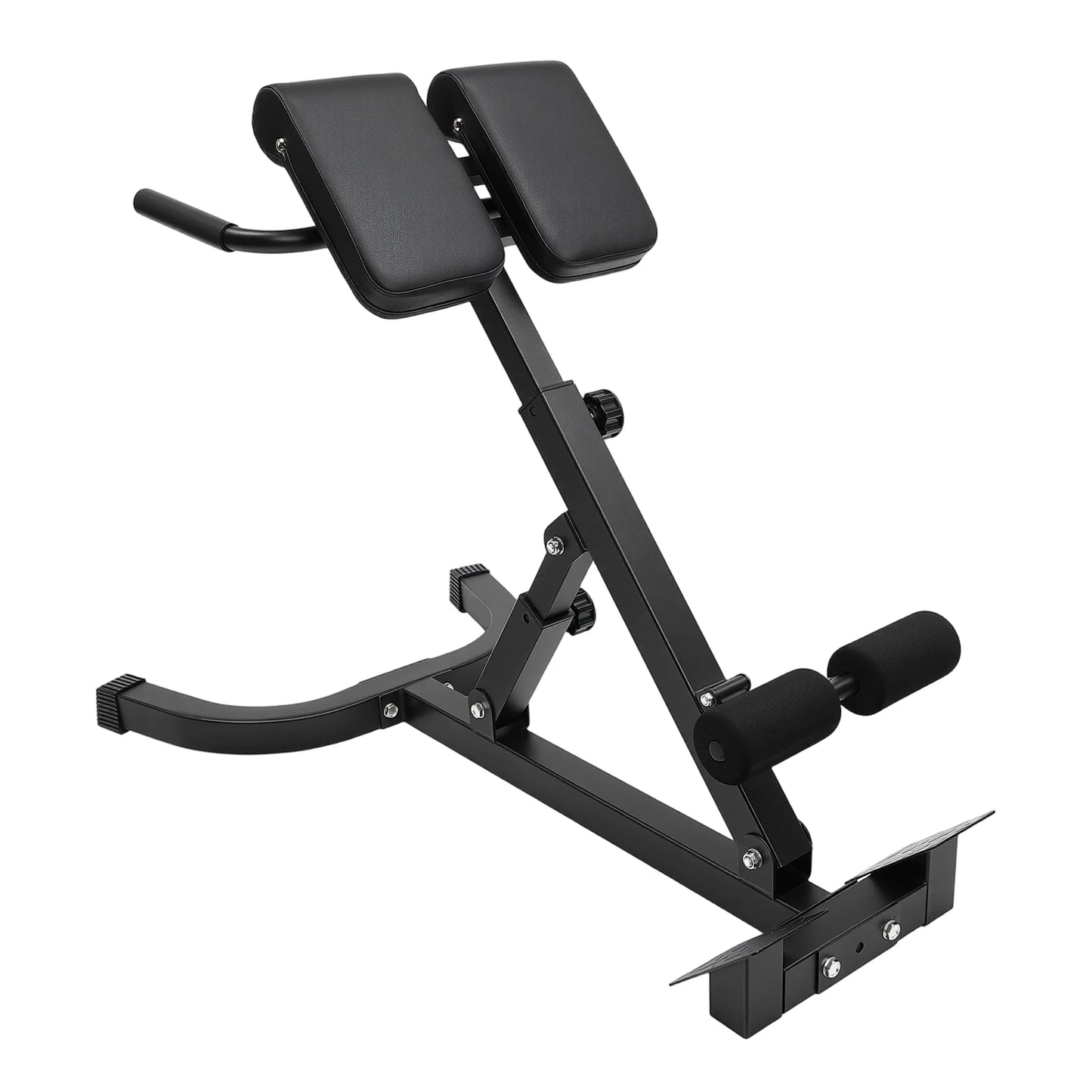 Back Extension Roman Chair With Foldable Steel Frame And 5 Incline Angles