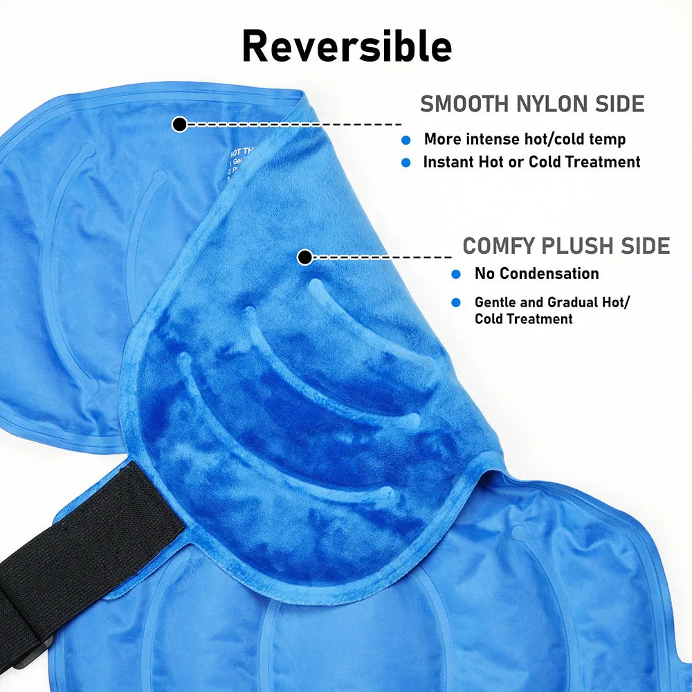 Shoulder Ice Pack Wrap for Hot Cold Therapy Pain Relief