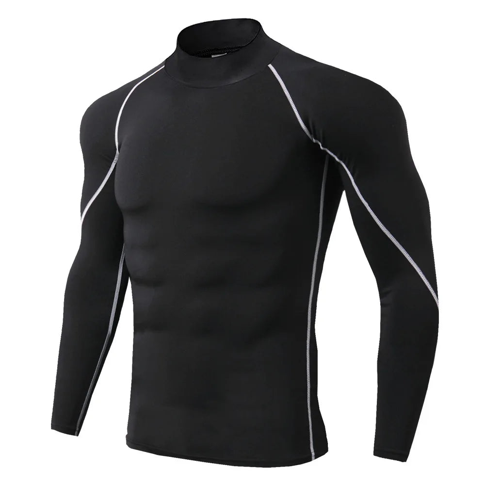 Wyhyaye Mens Quick Dry Sports TShirt Long Sleeve Running Top