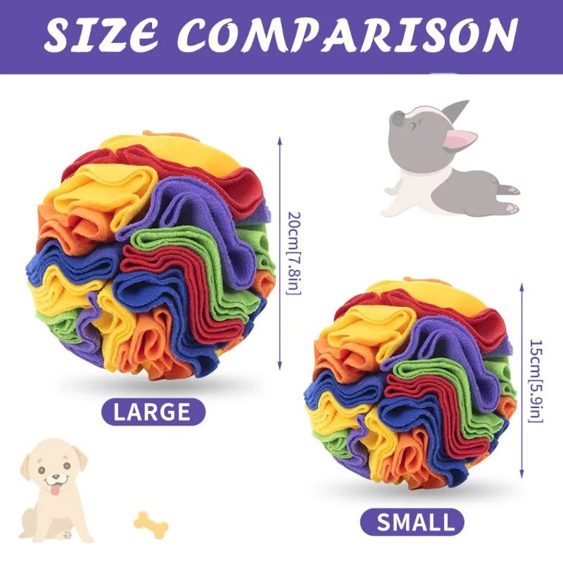 DKSTINYE Snuffle Ball Interactive Dog Toy for Pets