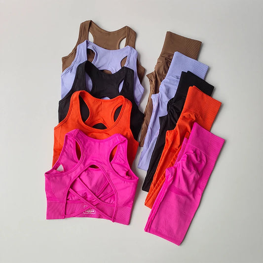 SKINOFSKIN 2-Piece Sports Bra Set For Women Yoga And Running