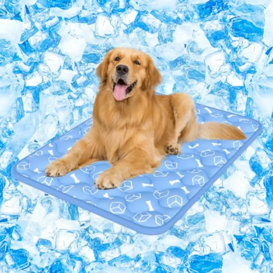 Dog Cooling Mat 2.0 Ocean Waterproof Durable Cooling Pad