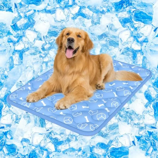 Dog Cooling Mat 2.0 Ocean Waterproof Durable Cooling Pad