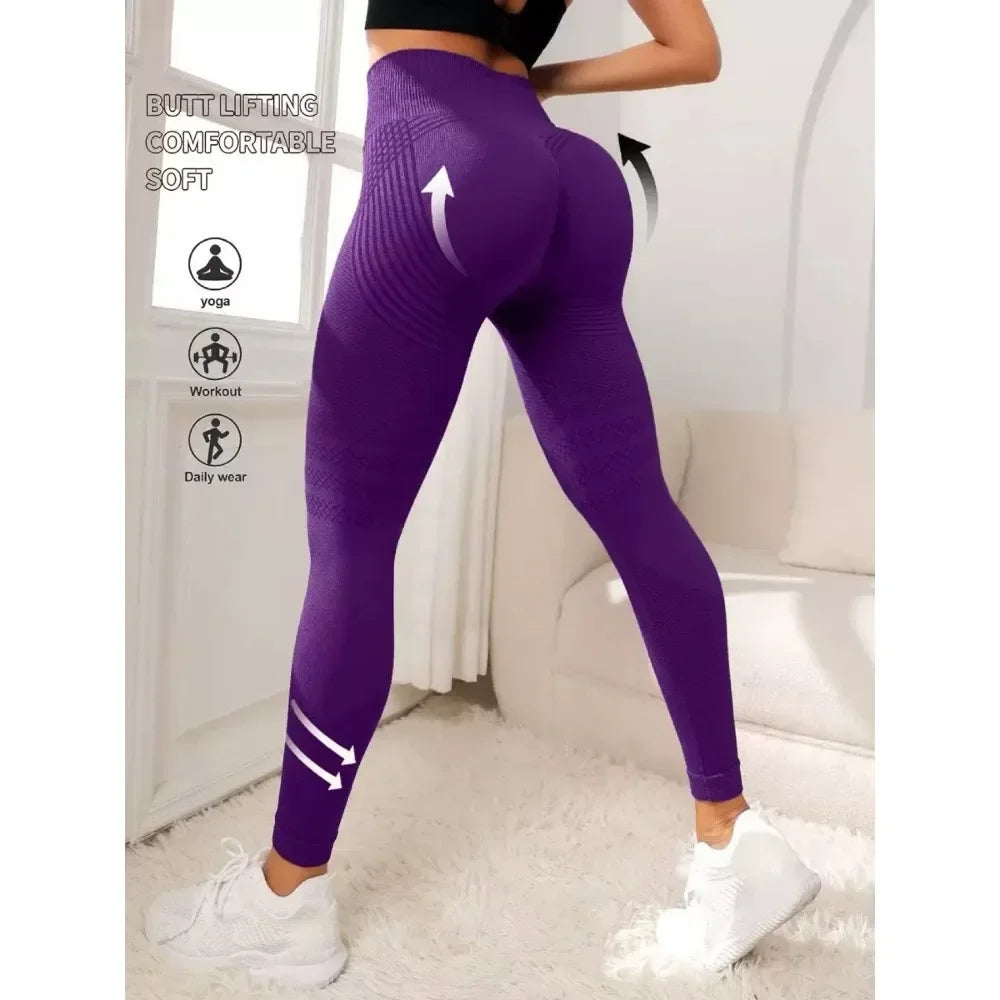 Cellulite 3D Leggings With High Waist For Gym Workout