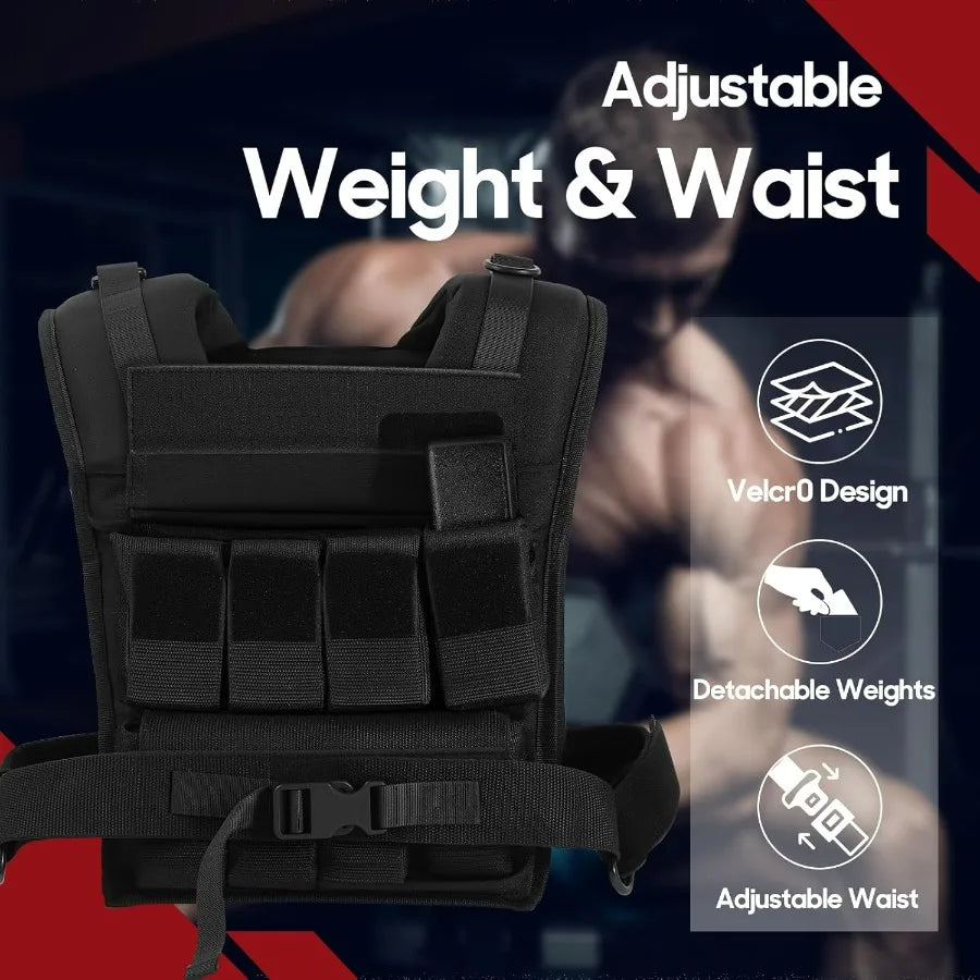 LISM Weighted Vest With Iron Sand Blocks For Training