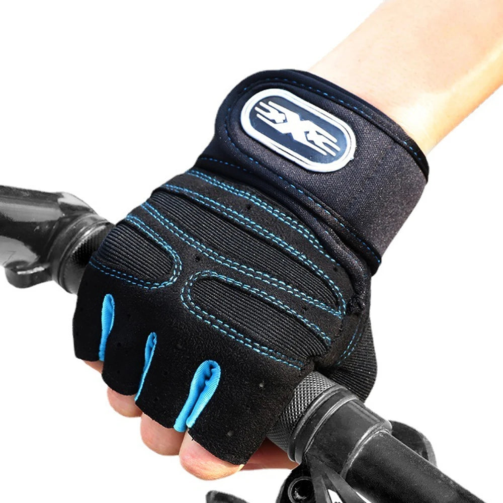 Antislip Weightlifting Gloves With Palm Protection For Gym