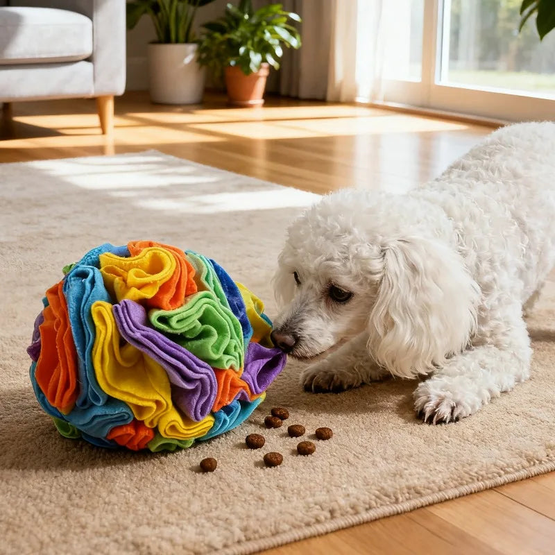 DKSTINYE Snuffle Ball Interactive Dog Toy for Pets