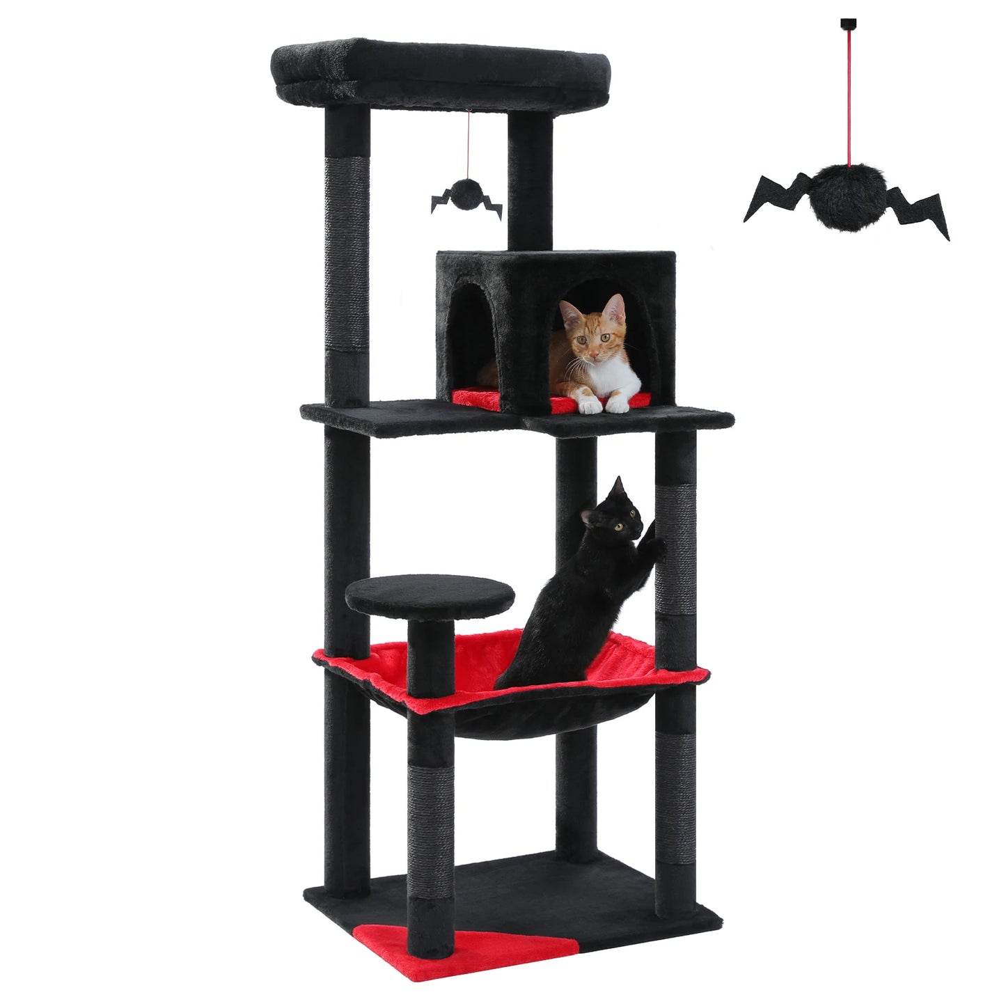 PAWZ Road 5-Level Cat Tree For Indoor Cats Scratching Posts