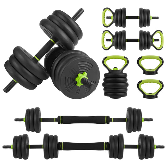 TWISTER.CK Adjustable Dumbbells 4-in-1 Home Gym Set Bundle