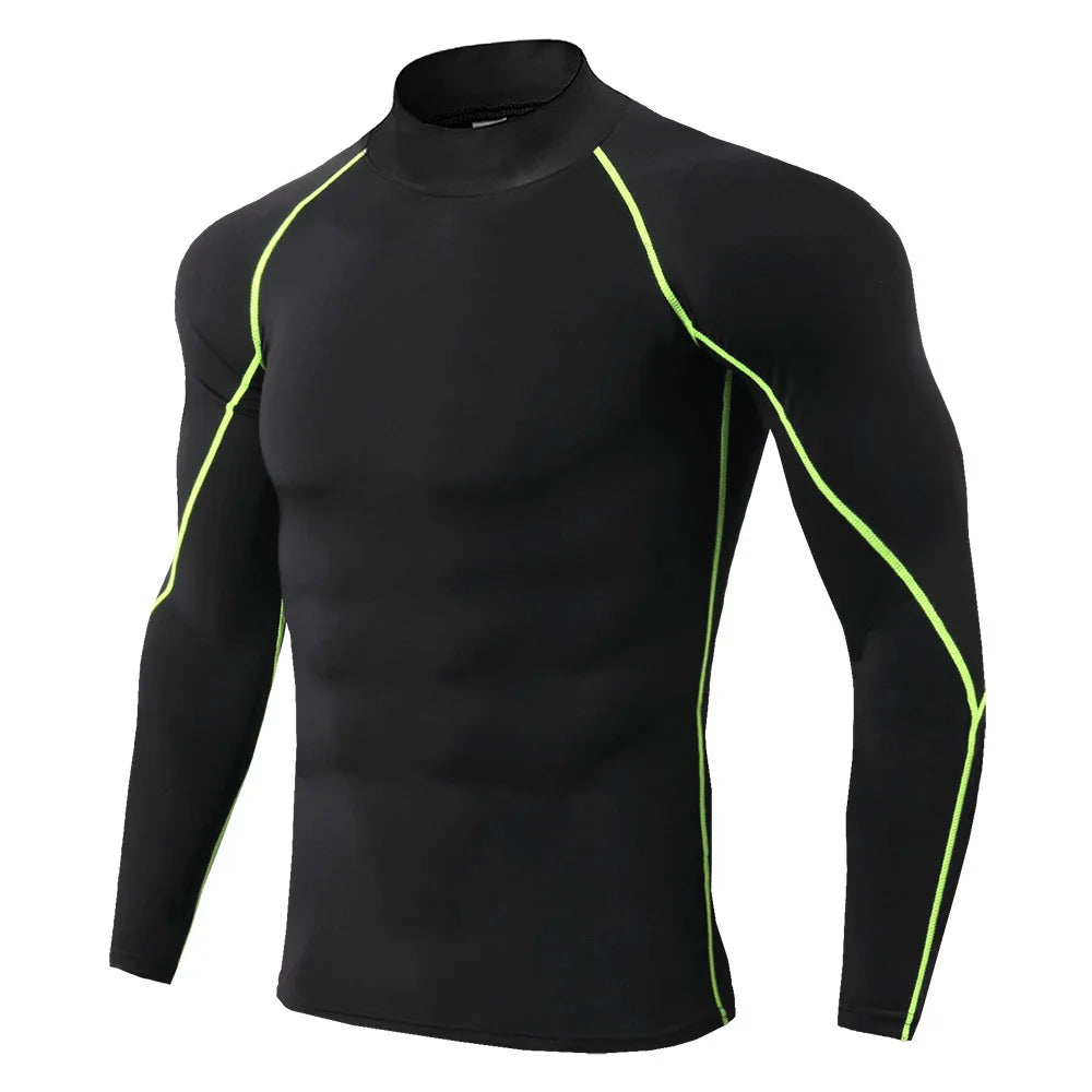 Wyhyaye Mens Quick Dry Sports TShirt Long Sleeve Running Top