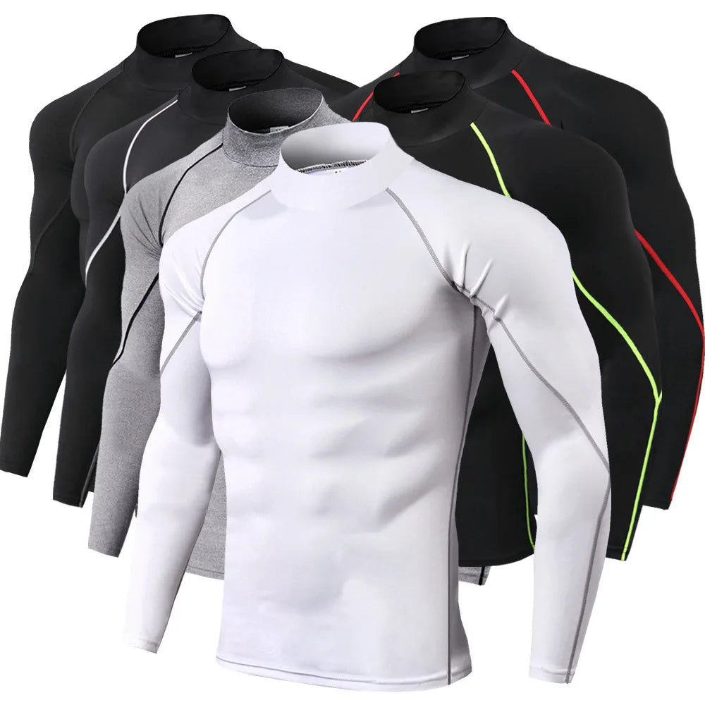 Wyhyaye Mens Quick Dry Sports TShirt Long Sleeve Running Top