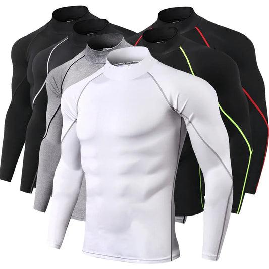 Wyhyaye Mens Quick Dry Sports TShirt Long Sleeve Running Top